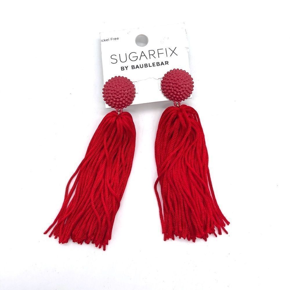 Sugarfix Baublebar Tassel Earrings NWT